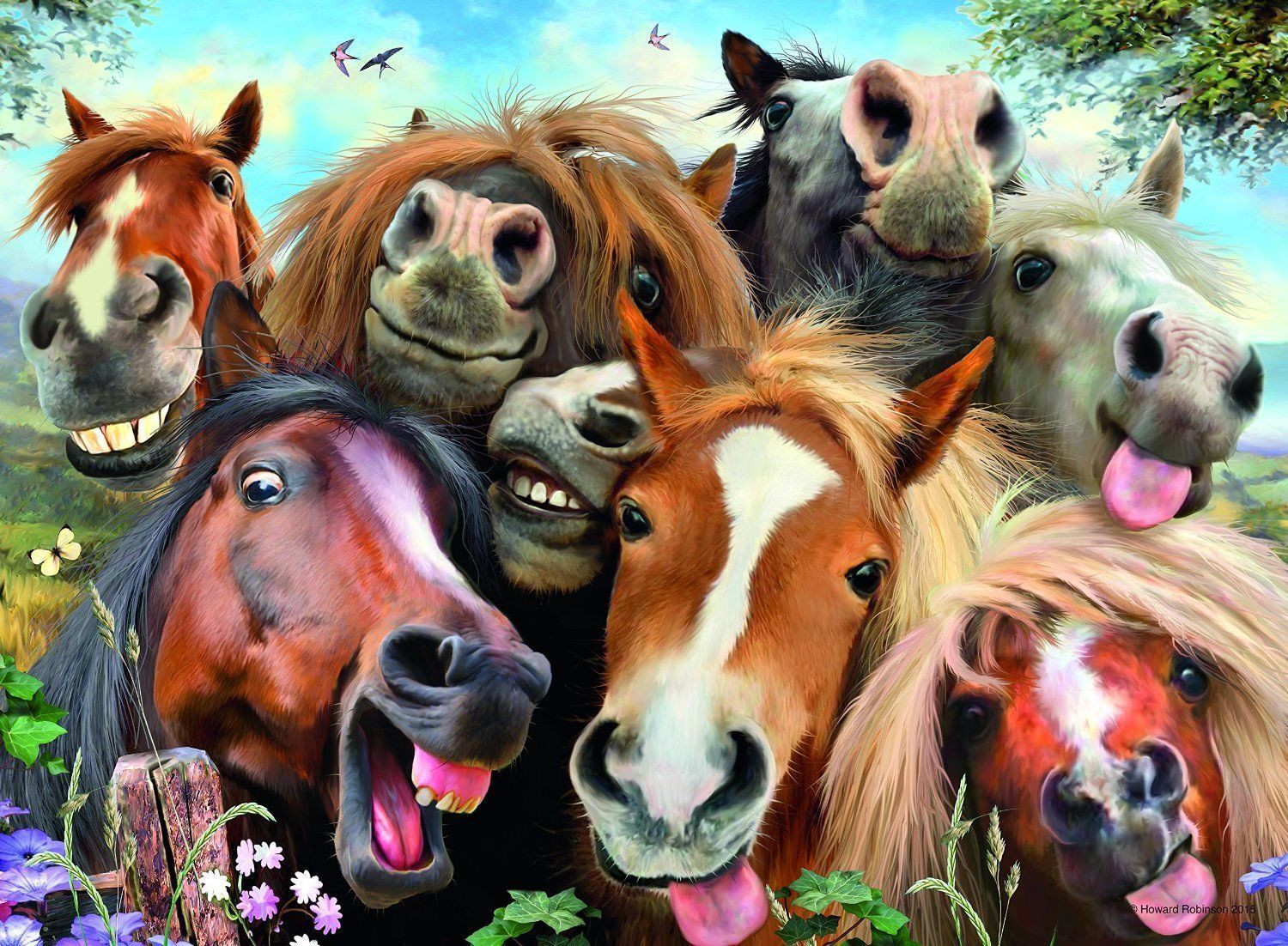 Horsing Around Jigsaw Puzzle 500pc