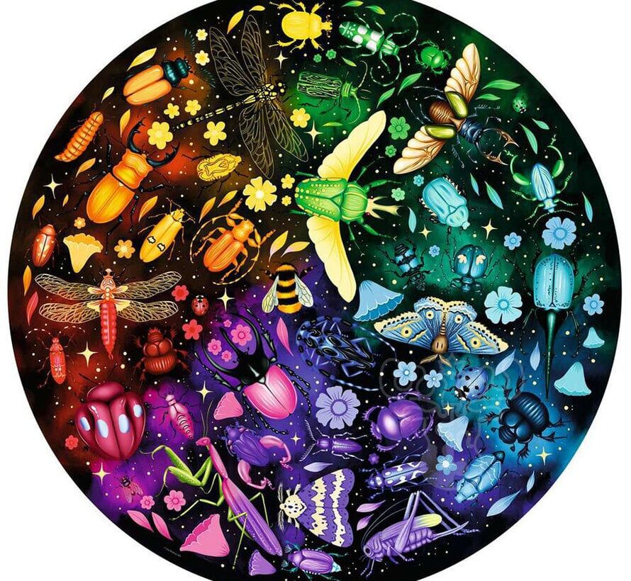 Circle of Colours: Insects Jigsaw Puzzle 500pc