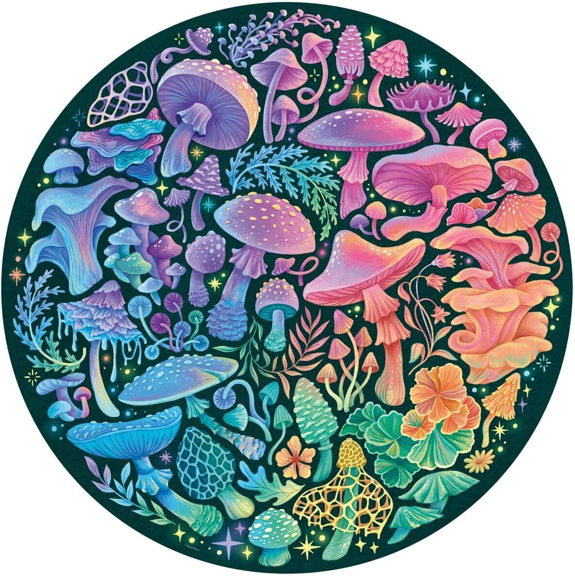 Circle of Colours: Mushrooms Jigsaw Puzzle 500pc
