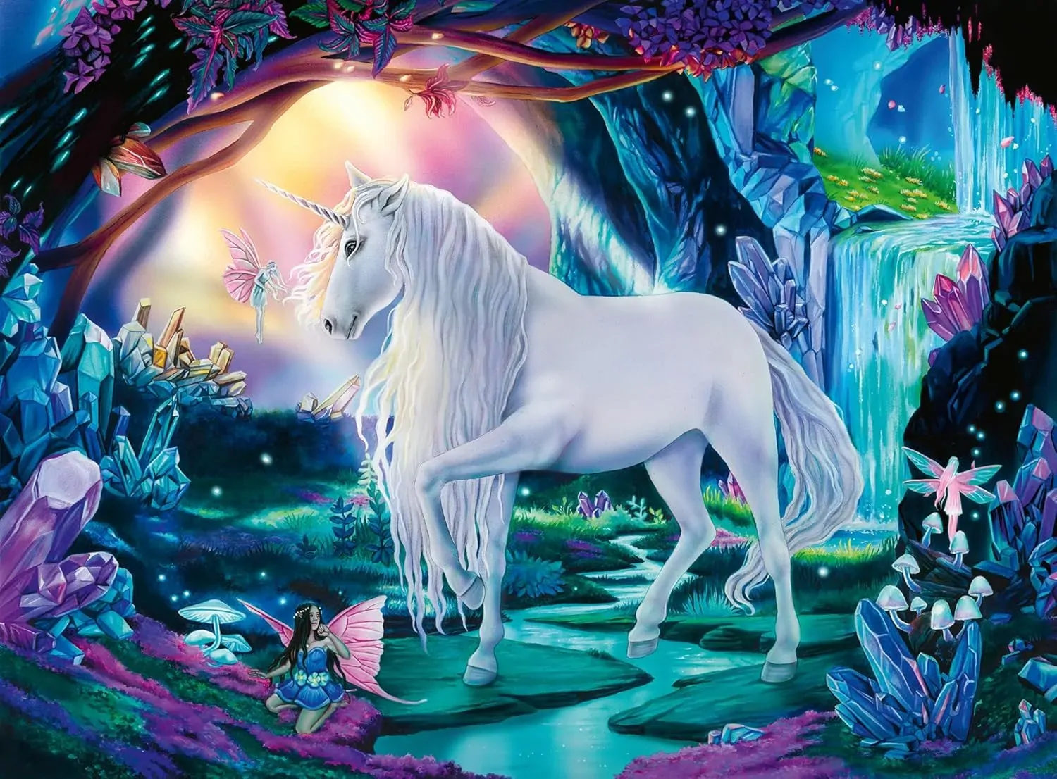 Crystal Unicorn Jigsaw Puzzle 300pc