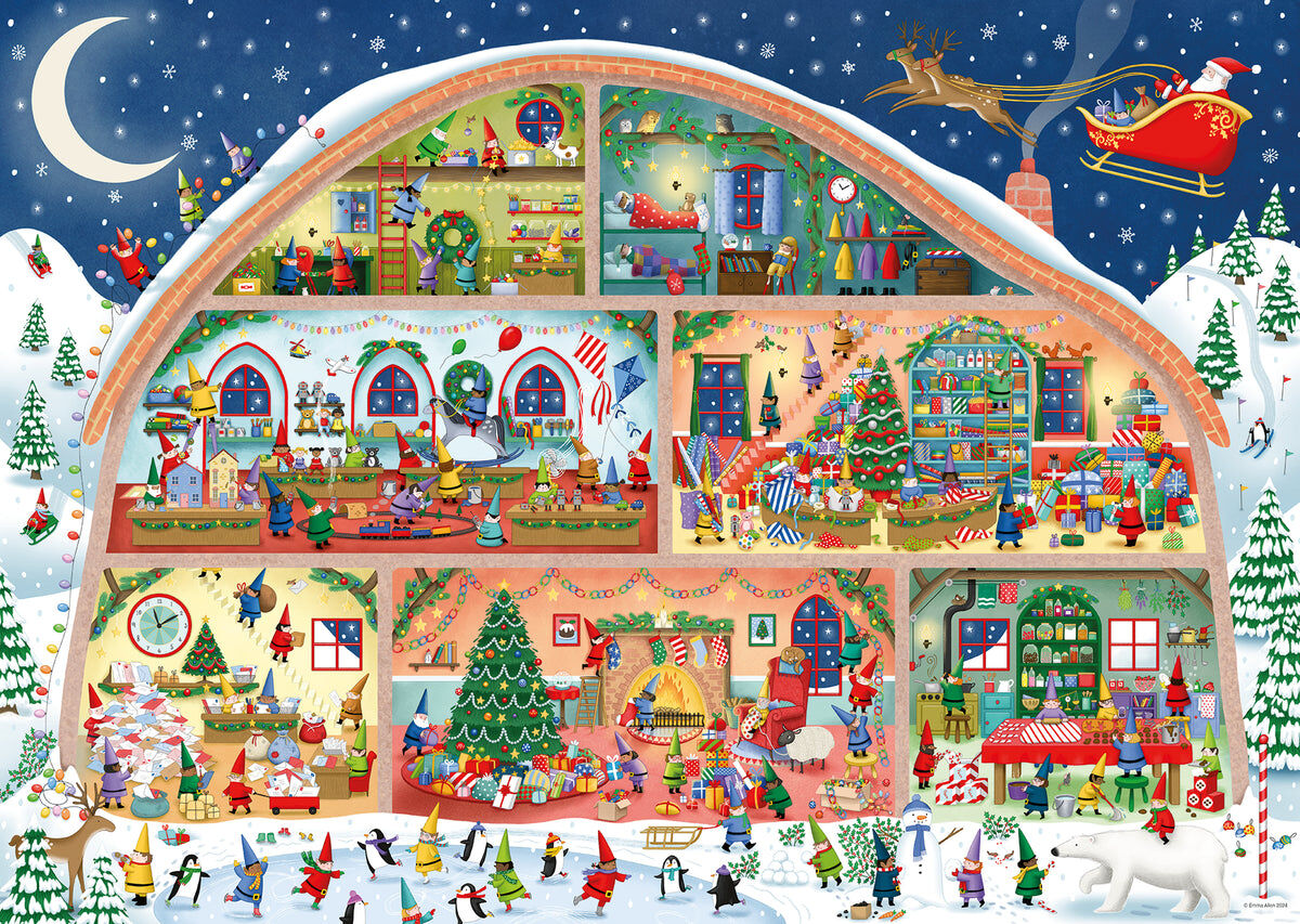Santa's Workshop Jigsaw Puzzle 1000pc