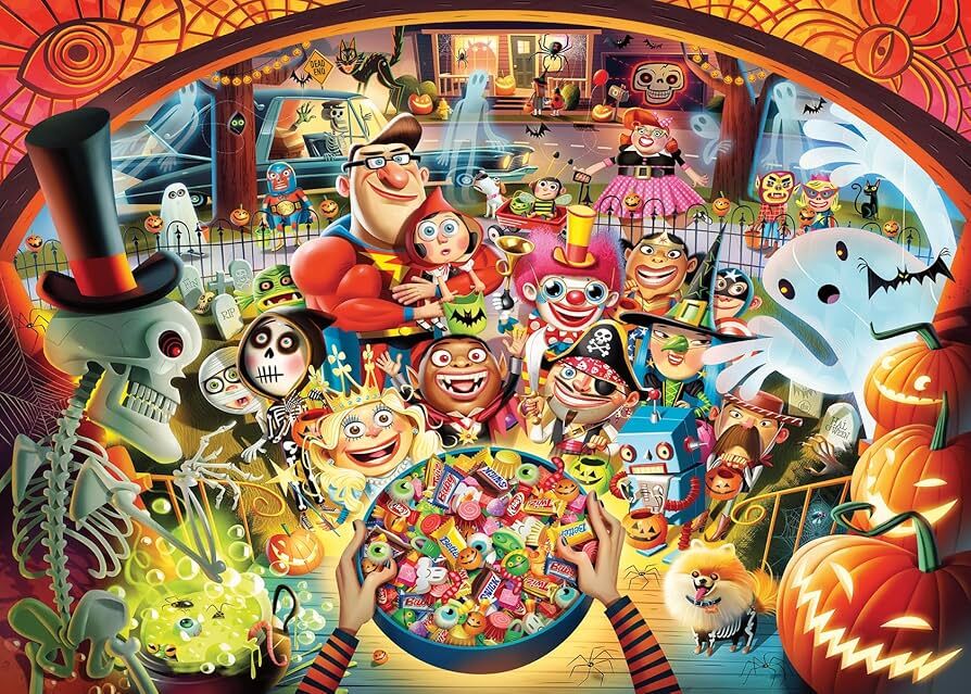 Trick Or Treat Jigsaw Puzzle 1000pc