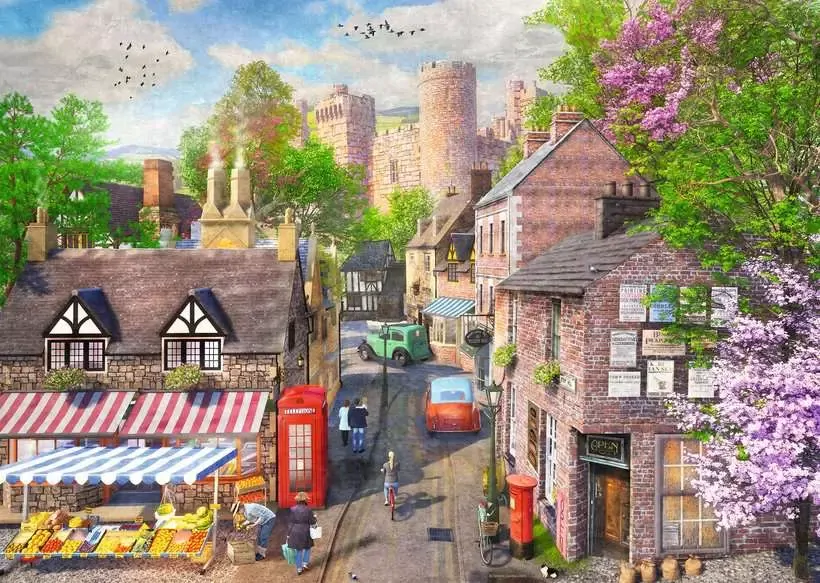 No. 5 Down The Lane: Castle Lane Jigsaw Puzzle 1000pc