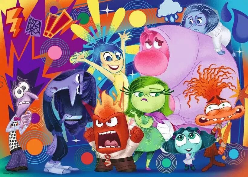 Disney Pixar Inside Out 2 Emotions HQ Jigsaw Puzzle 1000pc