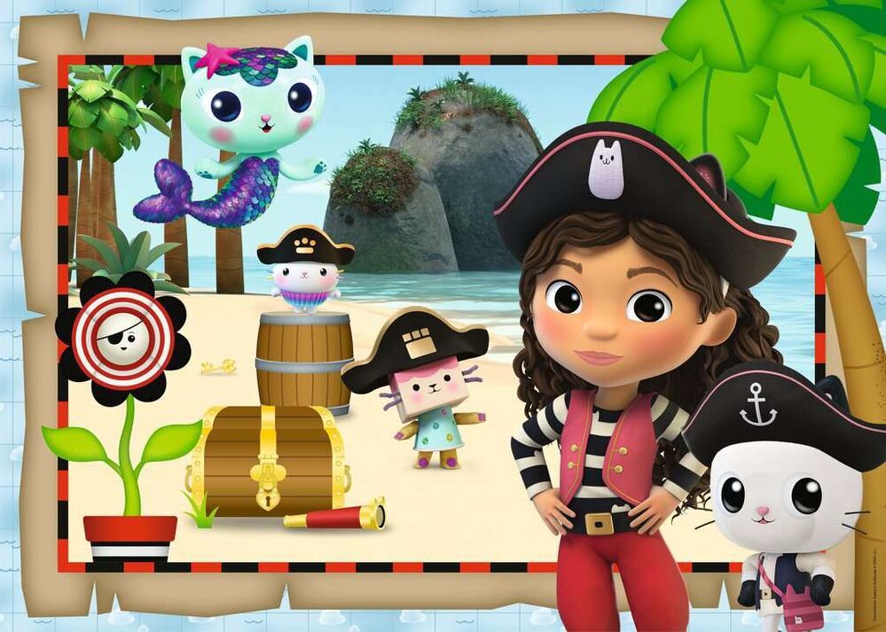 Gabby's Dollhouse Giant Floor Jigsaw Puzzle 24pc