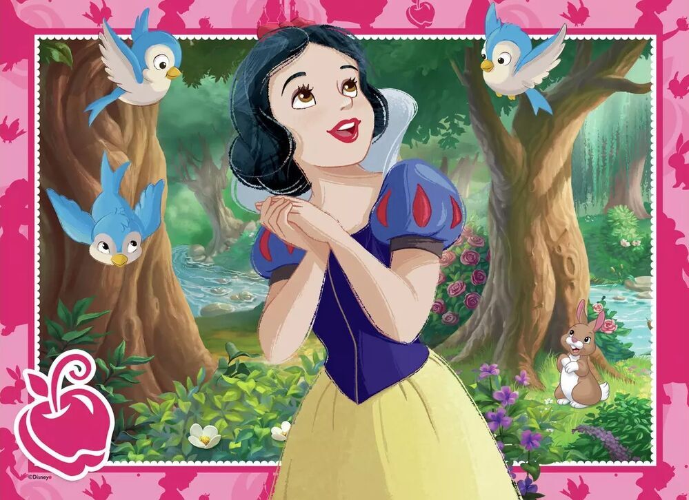 Disney Princess Jigsaw Puzzle Bumper Pack 4x100pc