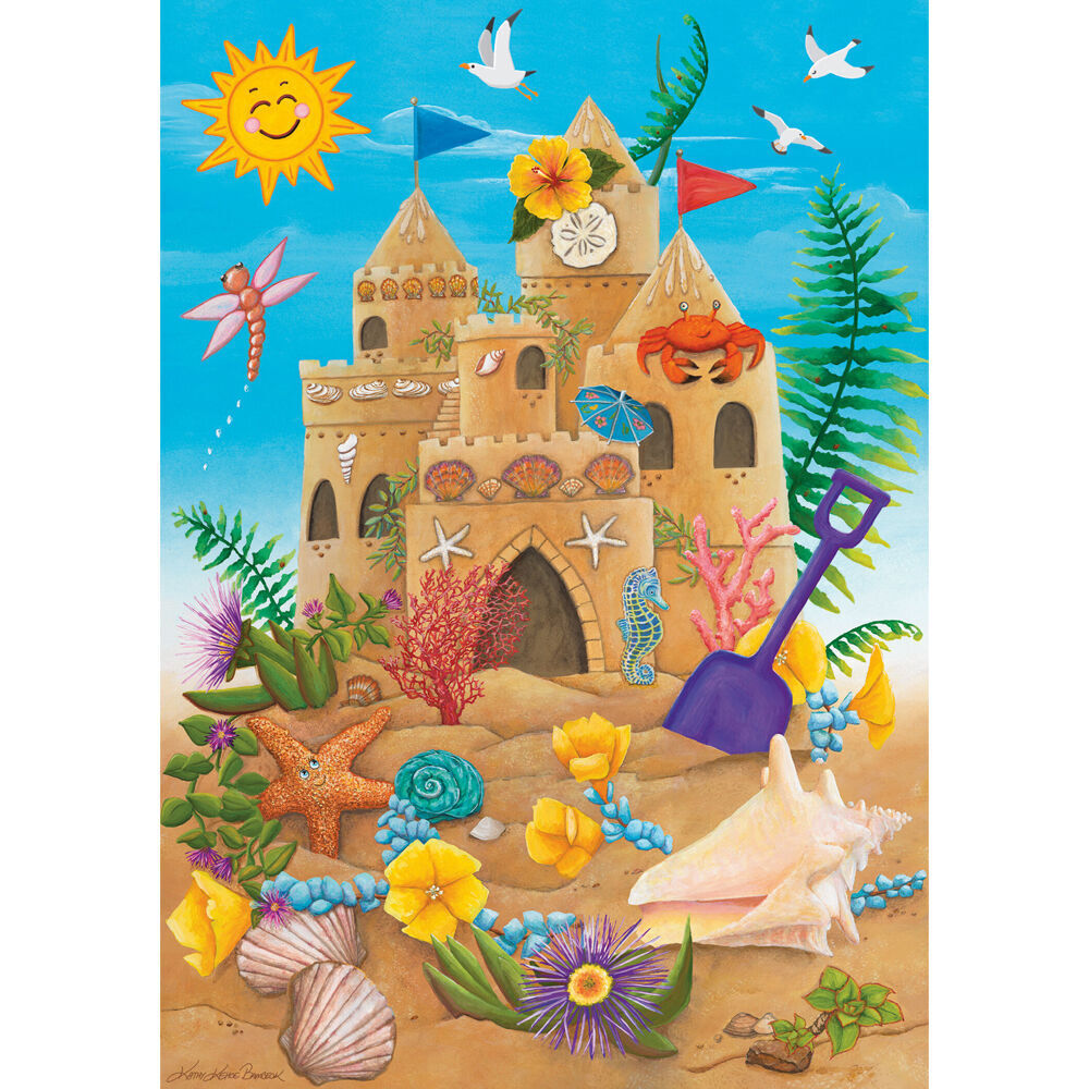 Sunshine Sandcastle  Jigsaw Puzzle 35pc