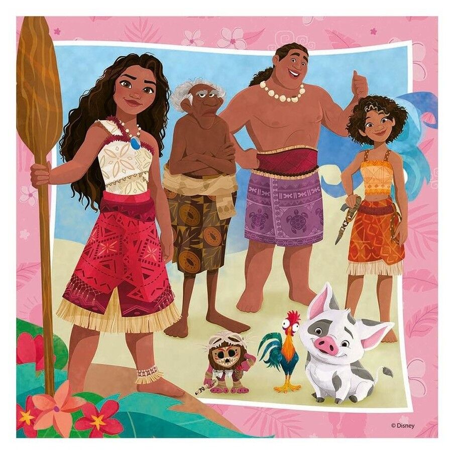 Moana 2 Jigsaw Puzzle 3x49pc