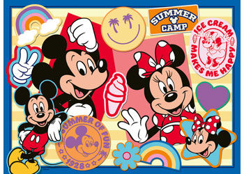 Disney Mickey And Minnie Jigsaw Puzzle 200pc