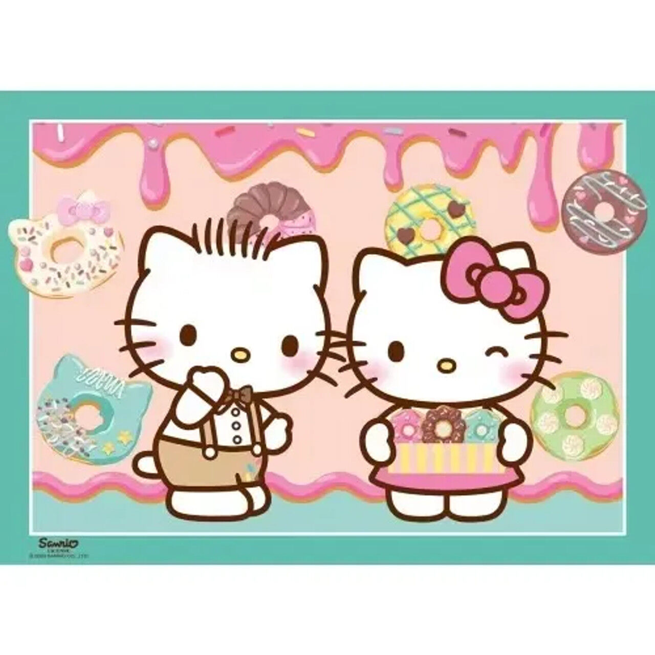 Hello Kitty Bumper Pack of Jigsaw Puzzles 4x100pc