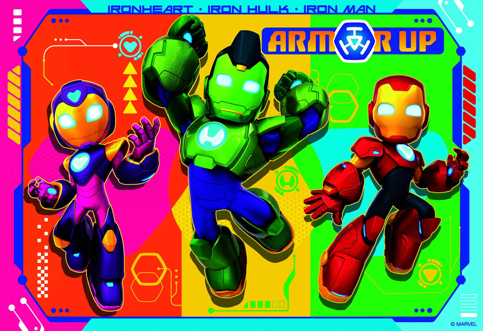 Iron Man & His Awesome Friends Jigsaw Puzzle 35pc