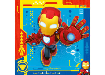 Iron Man & His Awesome Puzzle Friends 3x49 Pieces