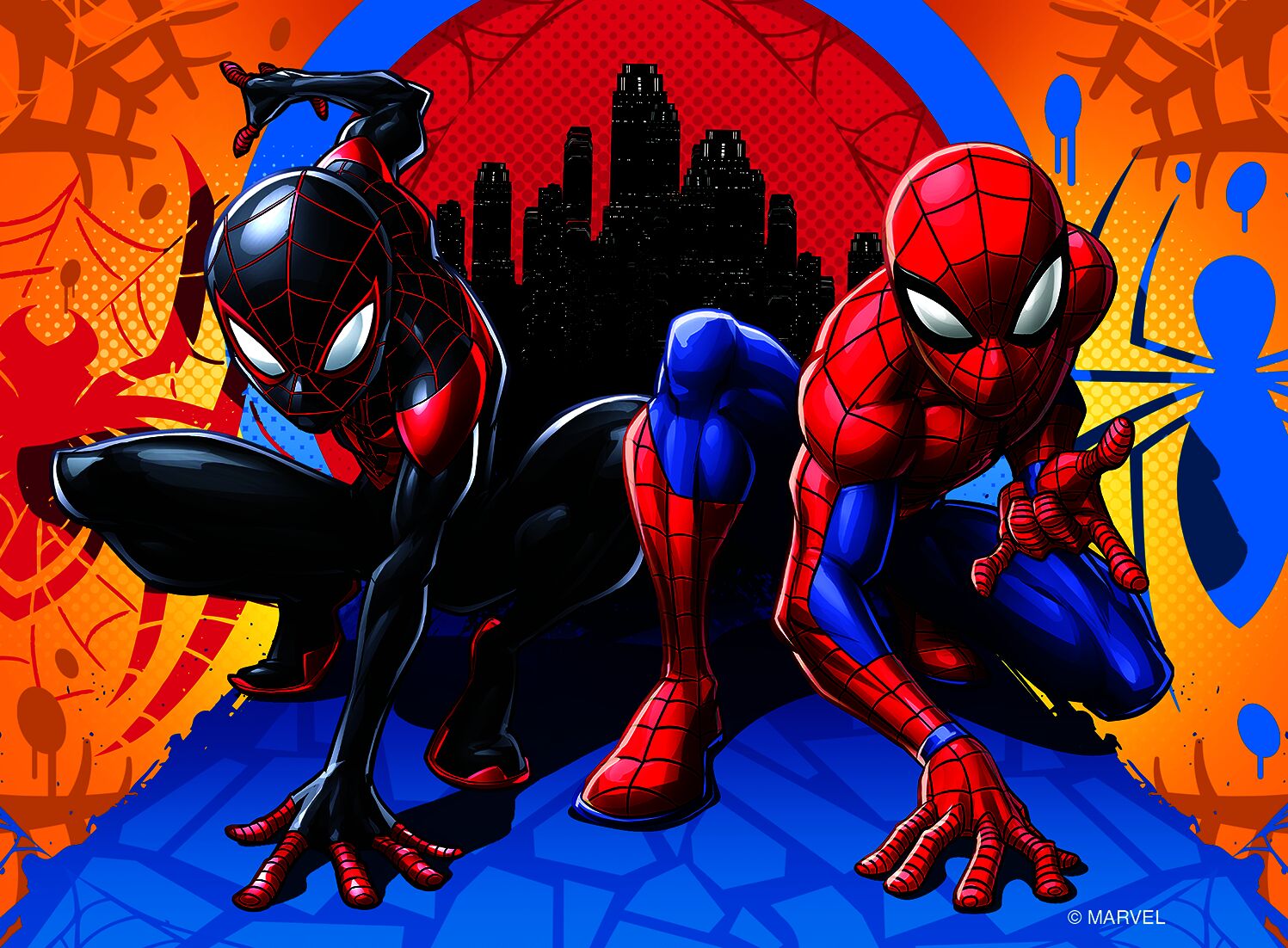 Marvel Spider-Man Jigsaw Puzzle 4-Pack 12/16/20/24pcs