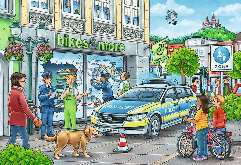 Ravensburger: Police at Work! 2x24pc