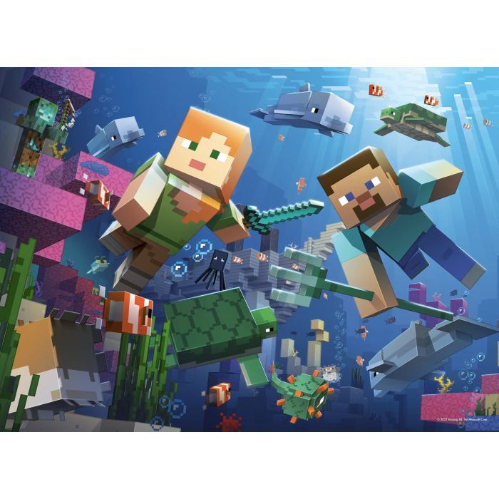 Minecraft Bumper Pack Jigsaw Puzzle (4x100)