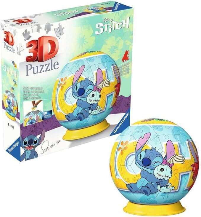 3D Puzzleball Stitch Jigsaw Puzzle 72pc