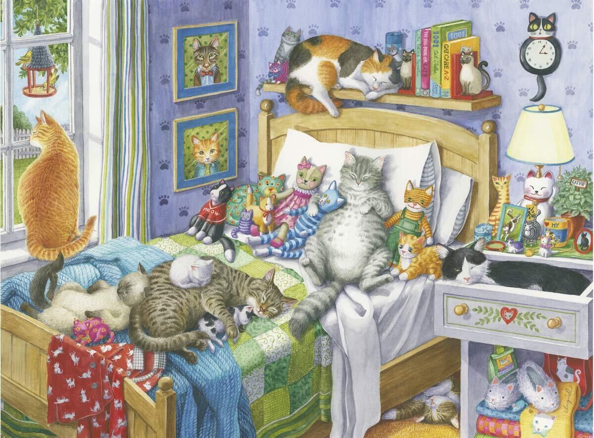 Cat Nap Jigsaw Puzzle 500pc Large Format