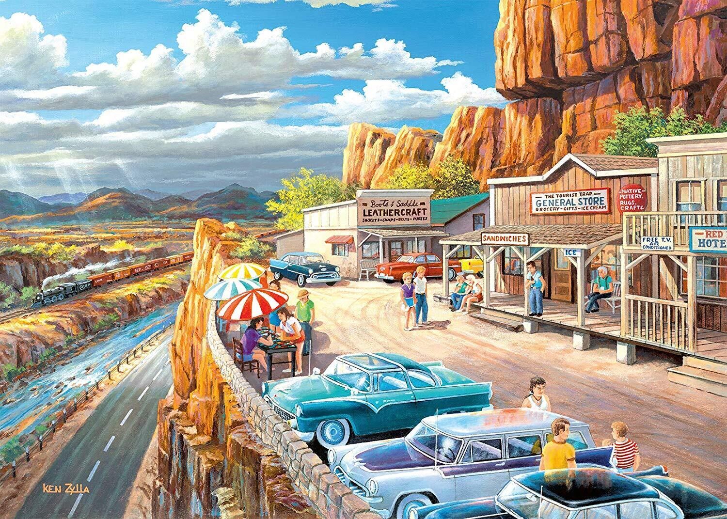 Scenic Overlook Jigsaw Puzzle 500pc Large Format