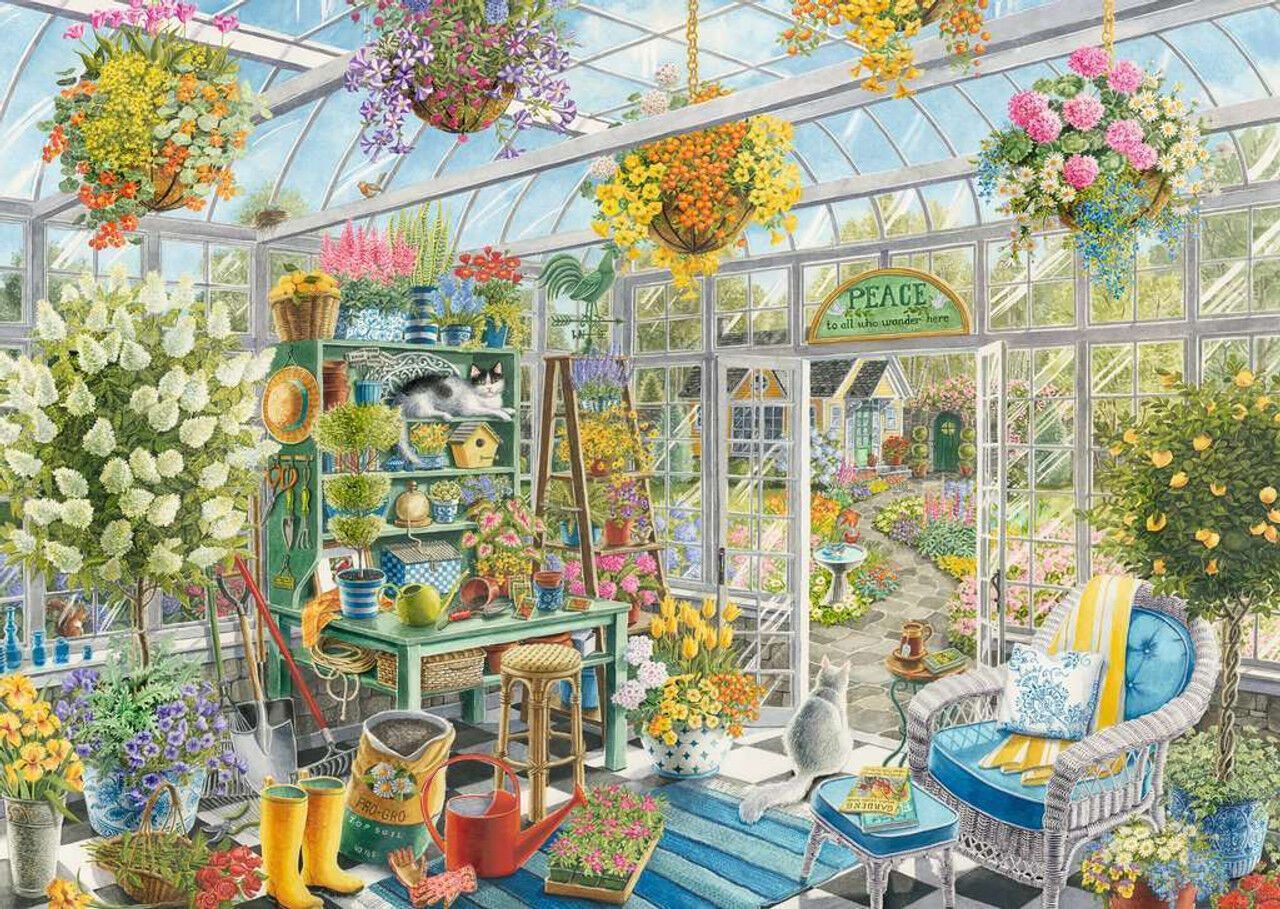 Greenhouse Heaven Jigsaw Puzzle 300pc Large Format