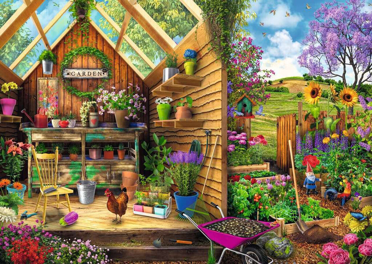 Gardeners Getaway Jigsaw Puzzle 300pc Large Format