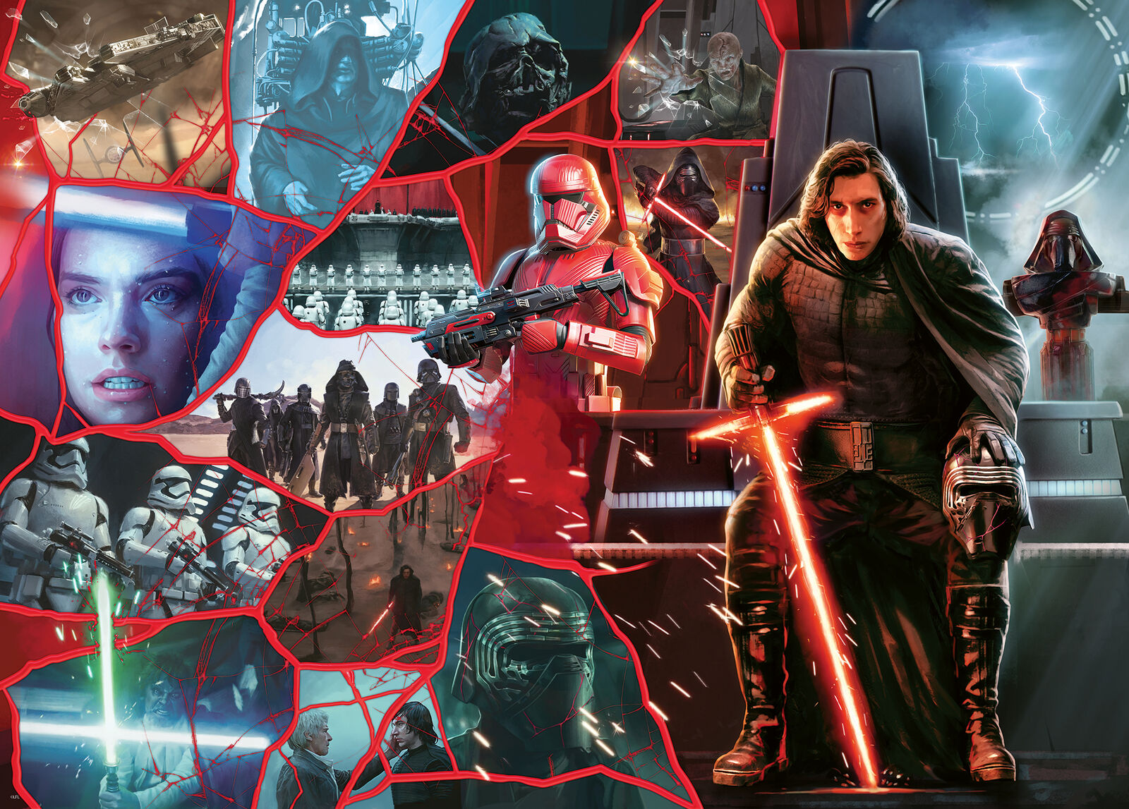 Ravensburger - Star Wars Villainous: Kylo Ren 1000pc
