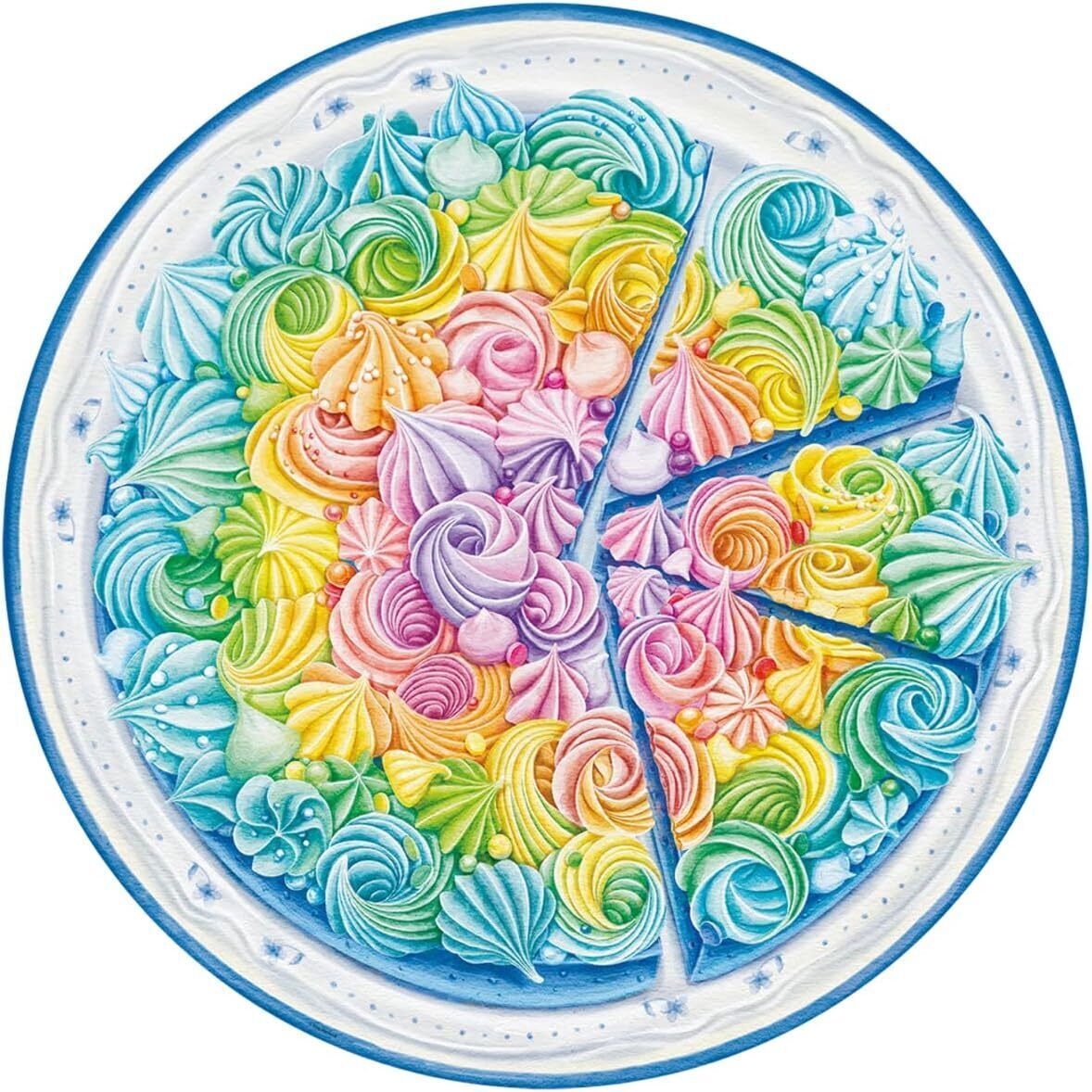 Circle of Colours: Rainbow Cake Jigsaw Puzzle 500pc
