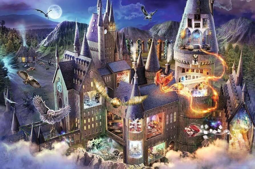 Ravensburger: Harry Potter - Hogwarts Castle Cutaway 3000pc