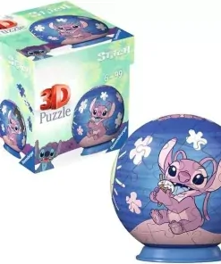 Stitch 3D Puzzleball Jigsaw Puzzle 55pc