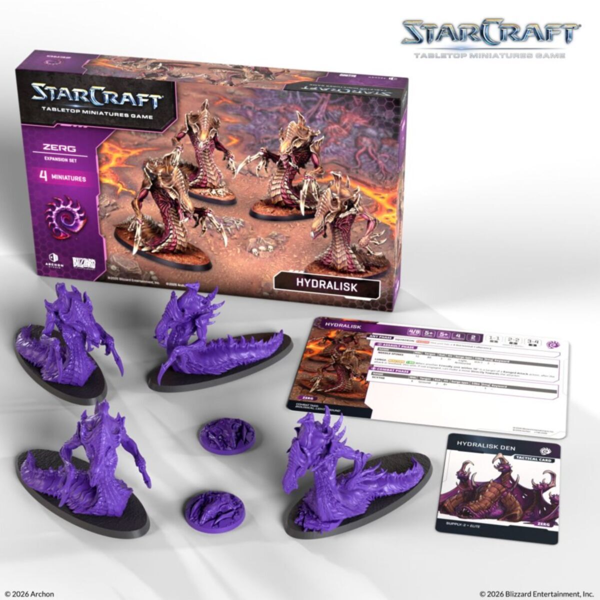 Starcraft Tabletop Miniatures Game: Zerg - Hydralisk - Expansion Set
