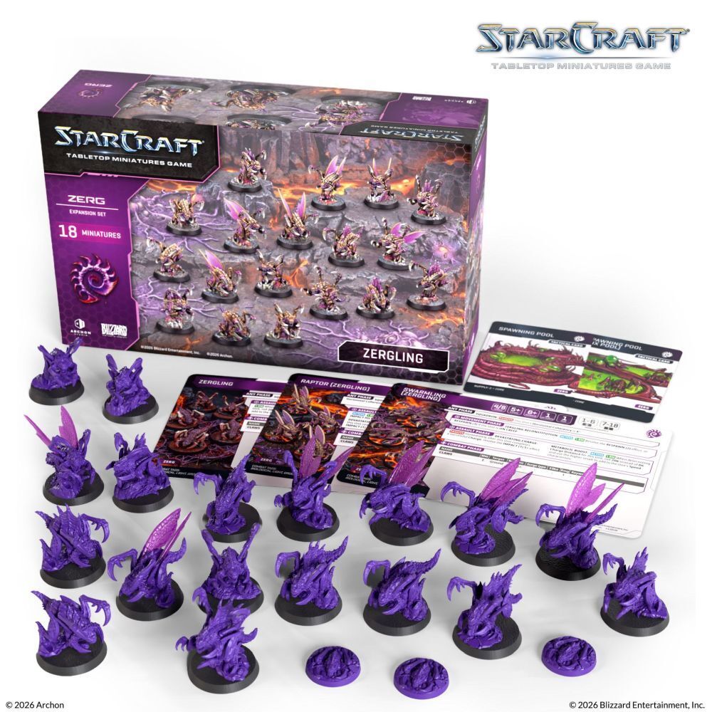 Starcraft Tabletop Miniatures Game: Zerg - Zergling - Expansion Set