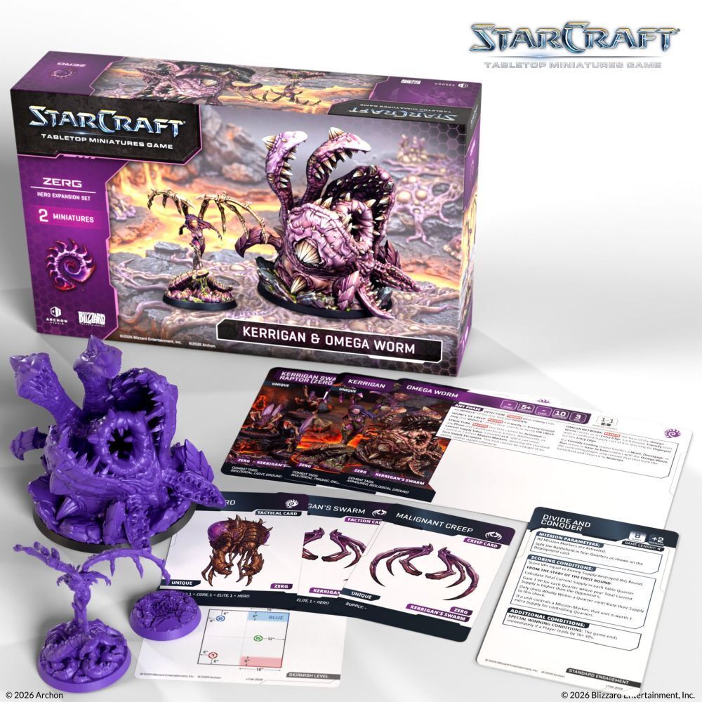 Starcraft Tabletop Miniatures Game: Zerg - Kerrigan (Primal Kerrigan) - Hero Expansion Set