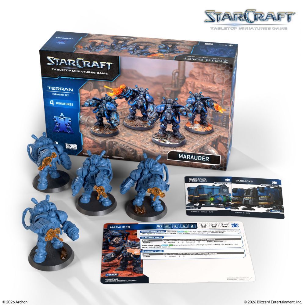 Starcraft Miniatures Games: Terran - Marauder - Expansion Set
