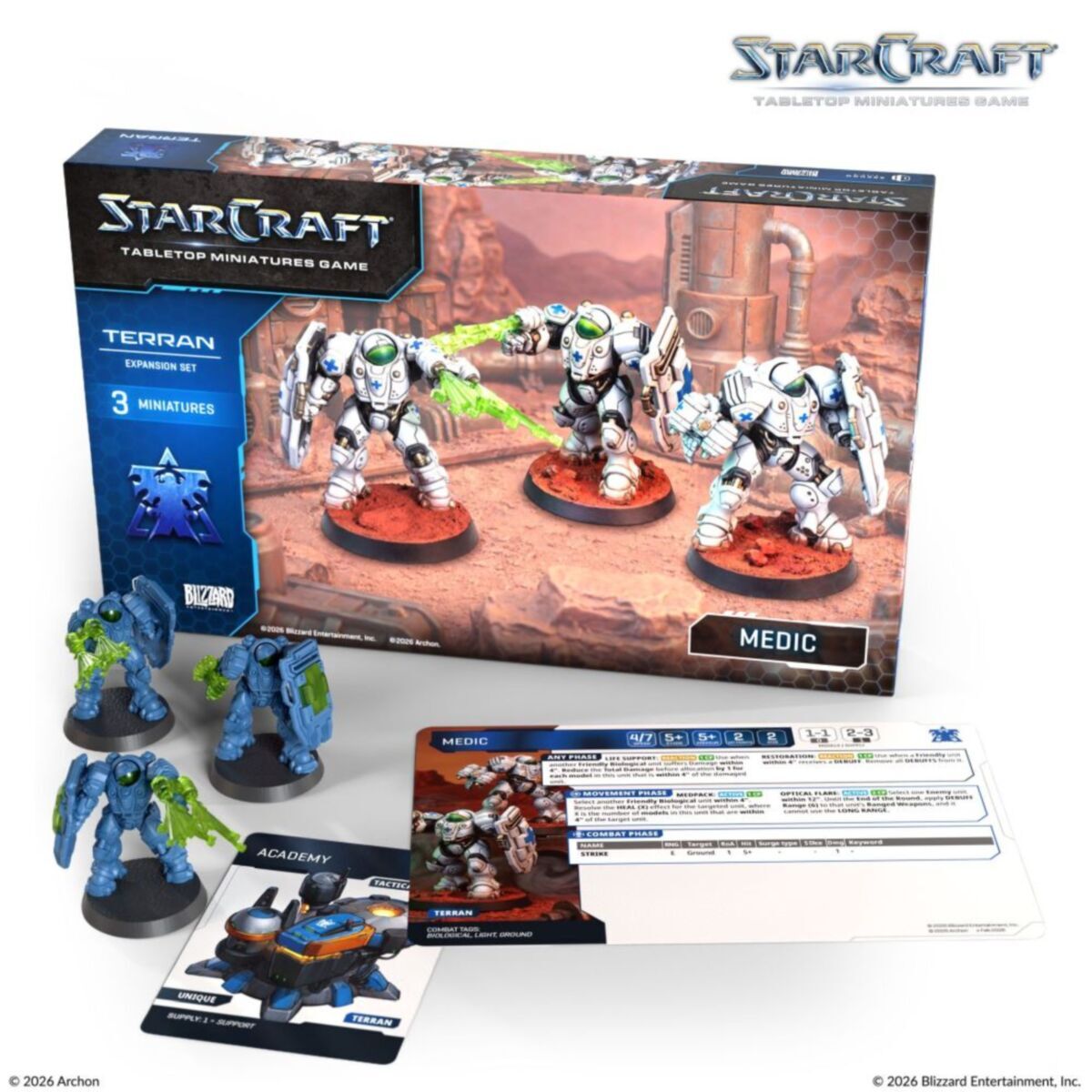 Starcraft Tabletop Miniatures Game: Terran - Medic - Expansion Set