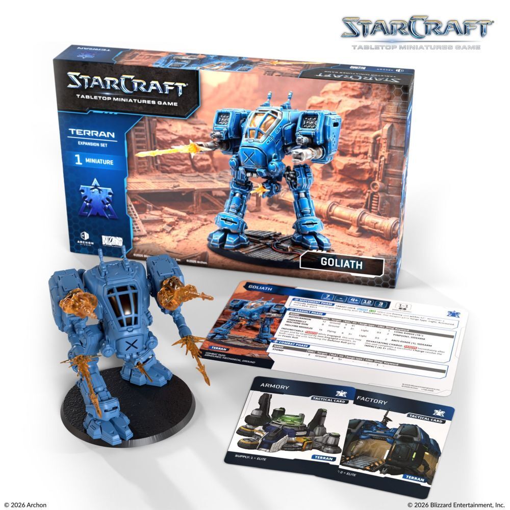 Starcraft Tabletop Miniatures Game: Terran - Goliath - Expansion Set