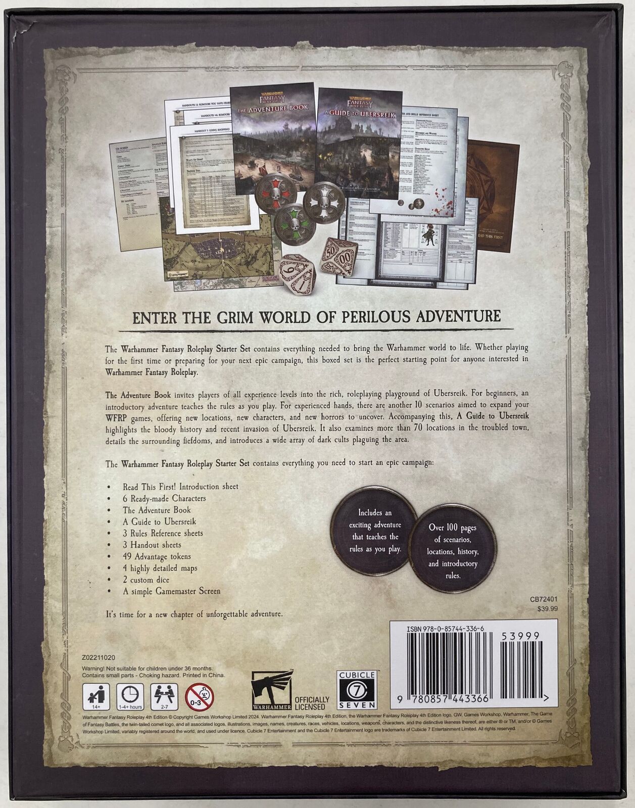 Warhammer Fantasy Roleplay 4th Edition Starter Set (Second Hand)