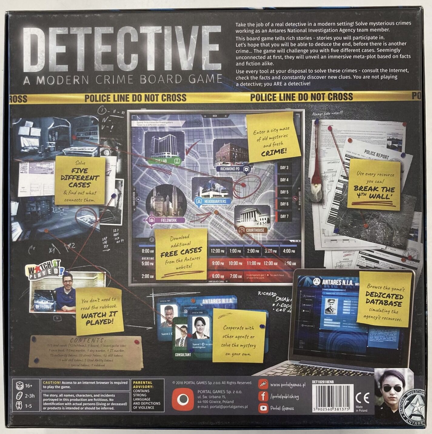 Detective: A Modern Crime Board Game (Second Hand)