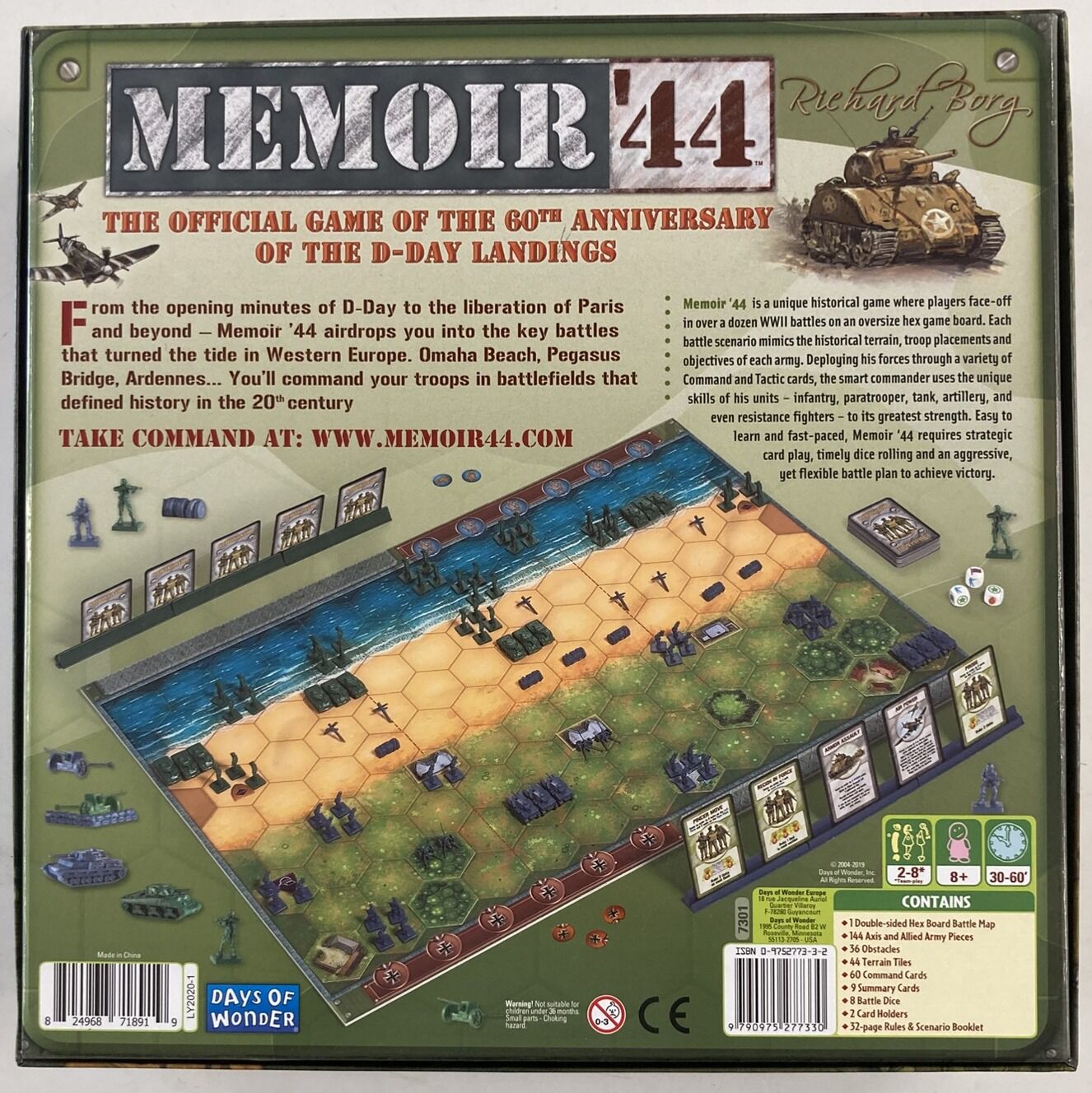 Memoir '44 & 4 Expansions Bundle (Second Hand)