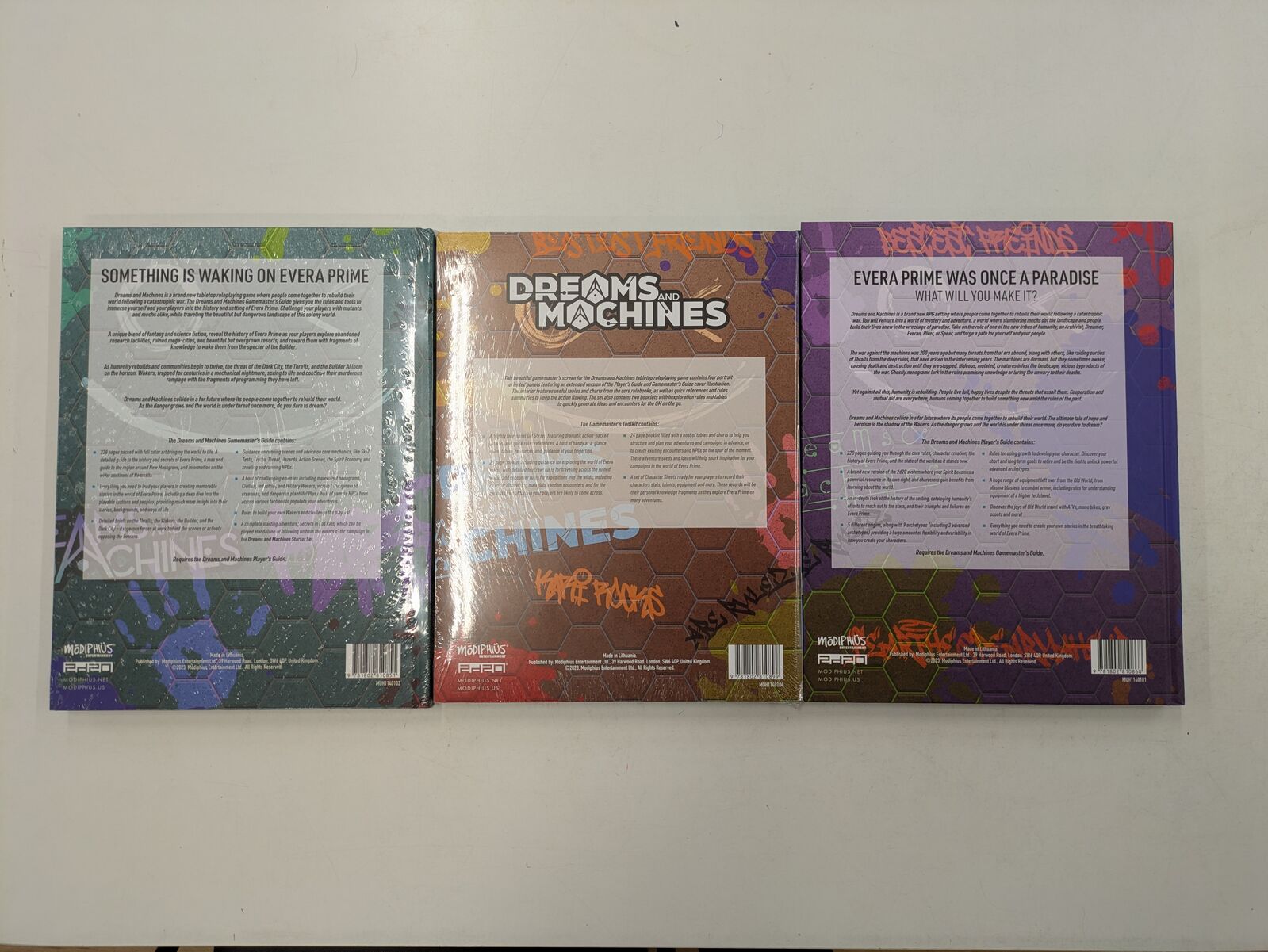 [Second Hand] Dreams & Machines Bundle - Player's Guide, Gamesmaster's Guide, Gamemaster's Toolkit
