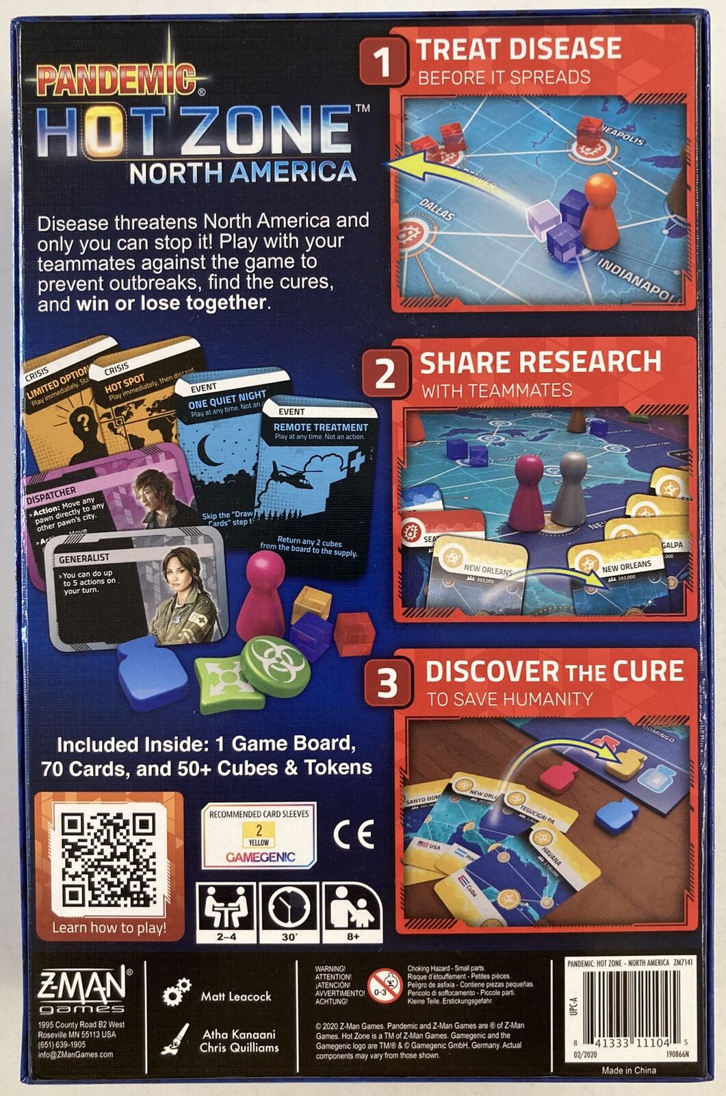 Pandemic Hot Zone: North America (Second Hand)