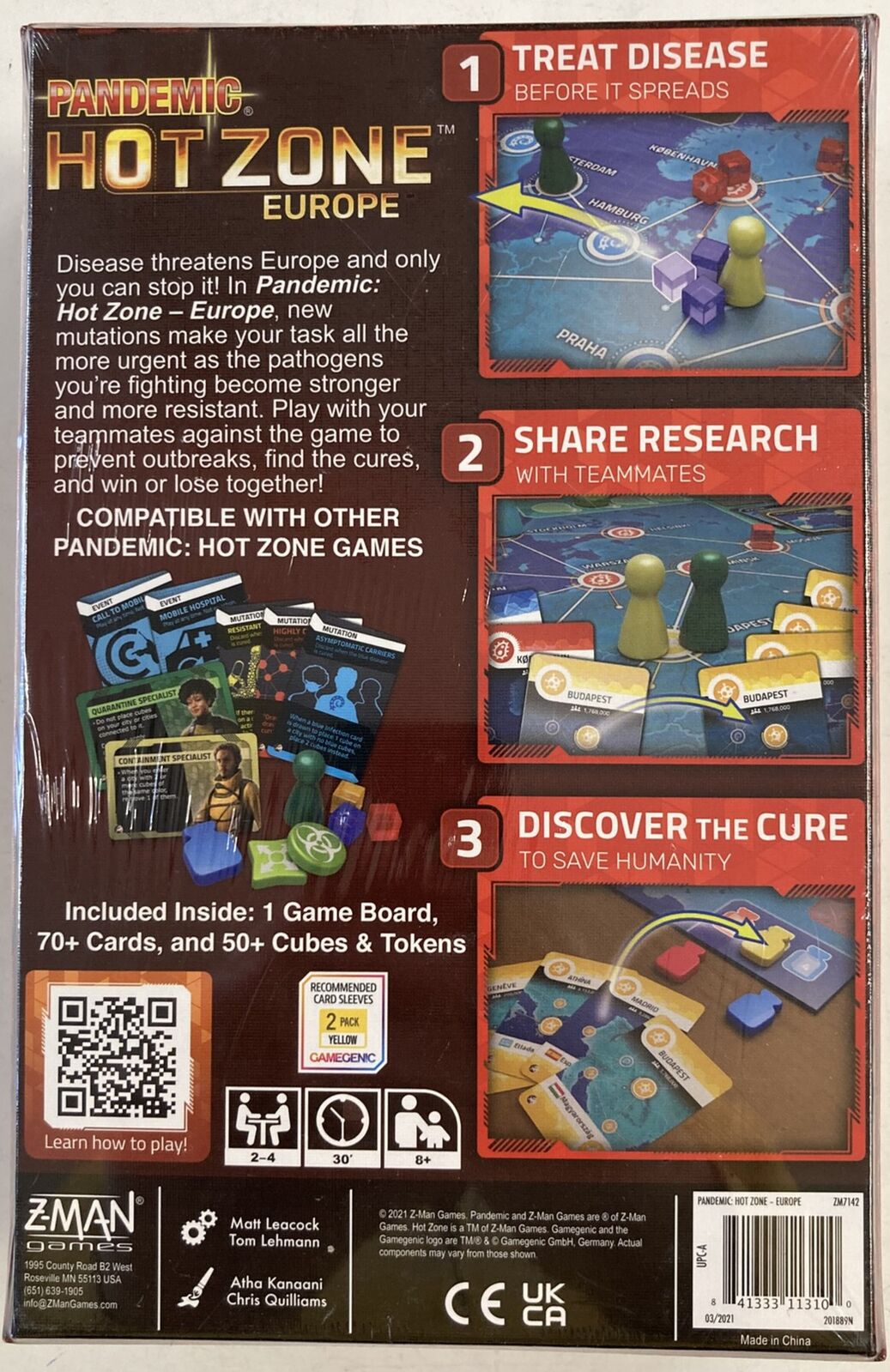 Pandemic Hot Zone: Europe (Second Hand)