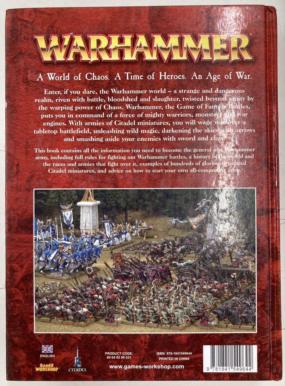 Warhammer Fantasy Battles 8th Edition Bundle (Second Hand)