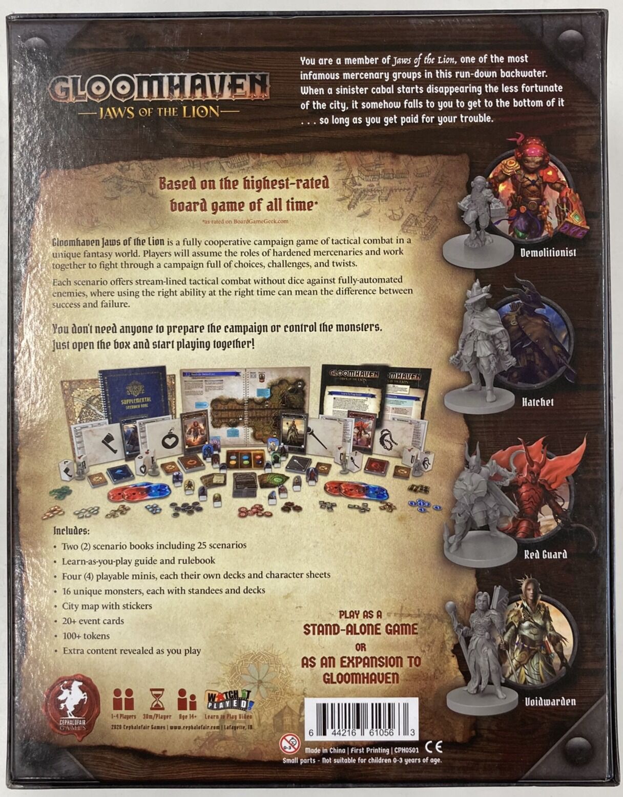Gloomhaven: Jaws of the Lion (Second Hand)