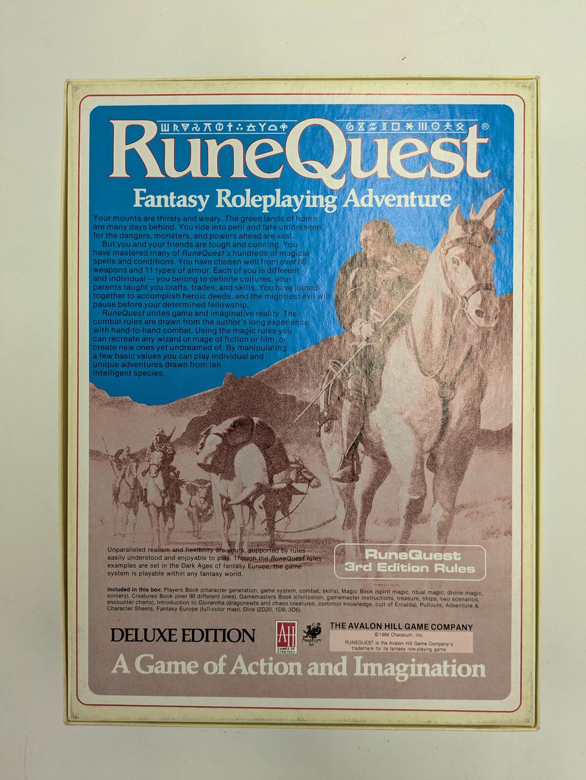 Runequest 3rd Edition: Deluxe Set (Second Hand)