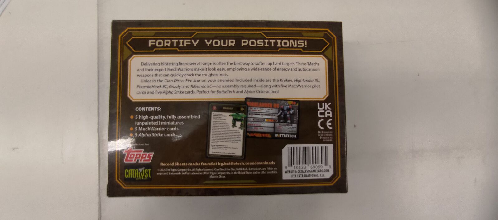BattleTech ForcePack: Clan Direct Fire Star (Second Hand)
