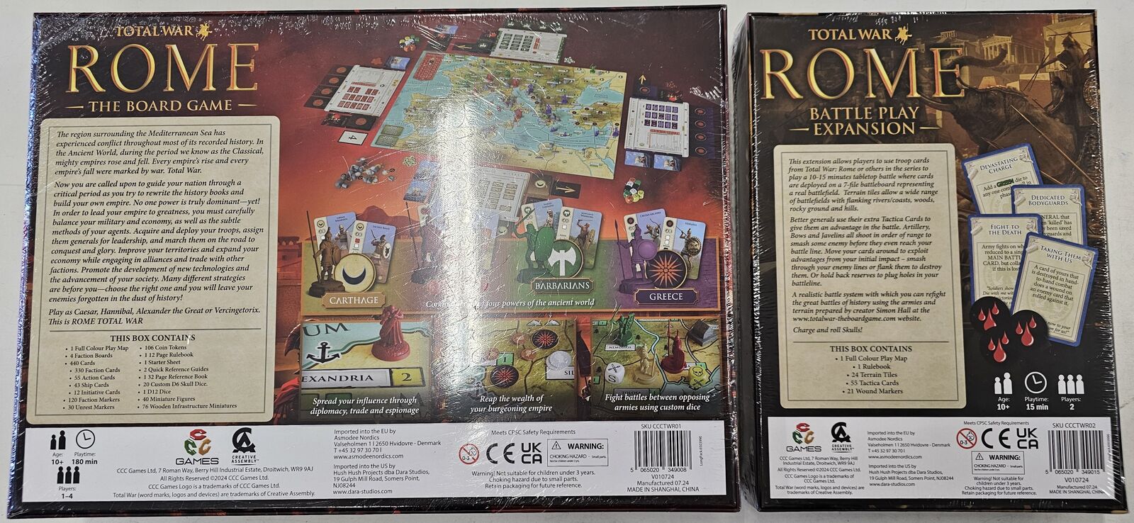Total War: Rome & Battle Play Expansion (Second Hand)