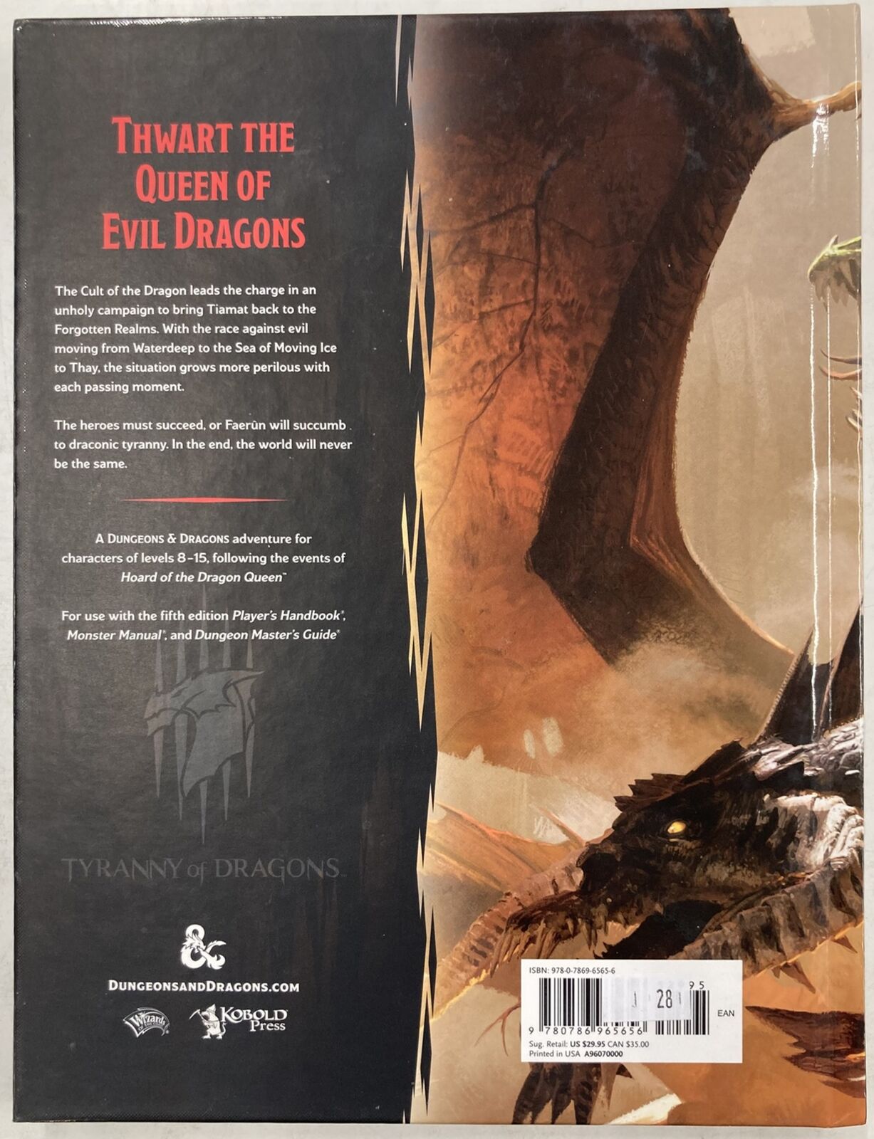 Dungeons & Dragons D&D: The Rise of Tiamat (Second Hand)
