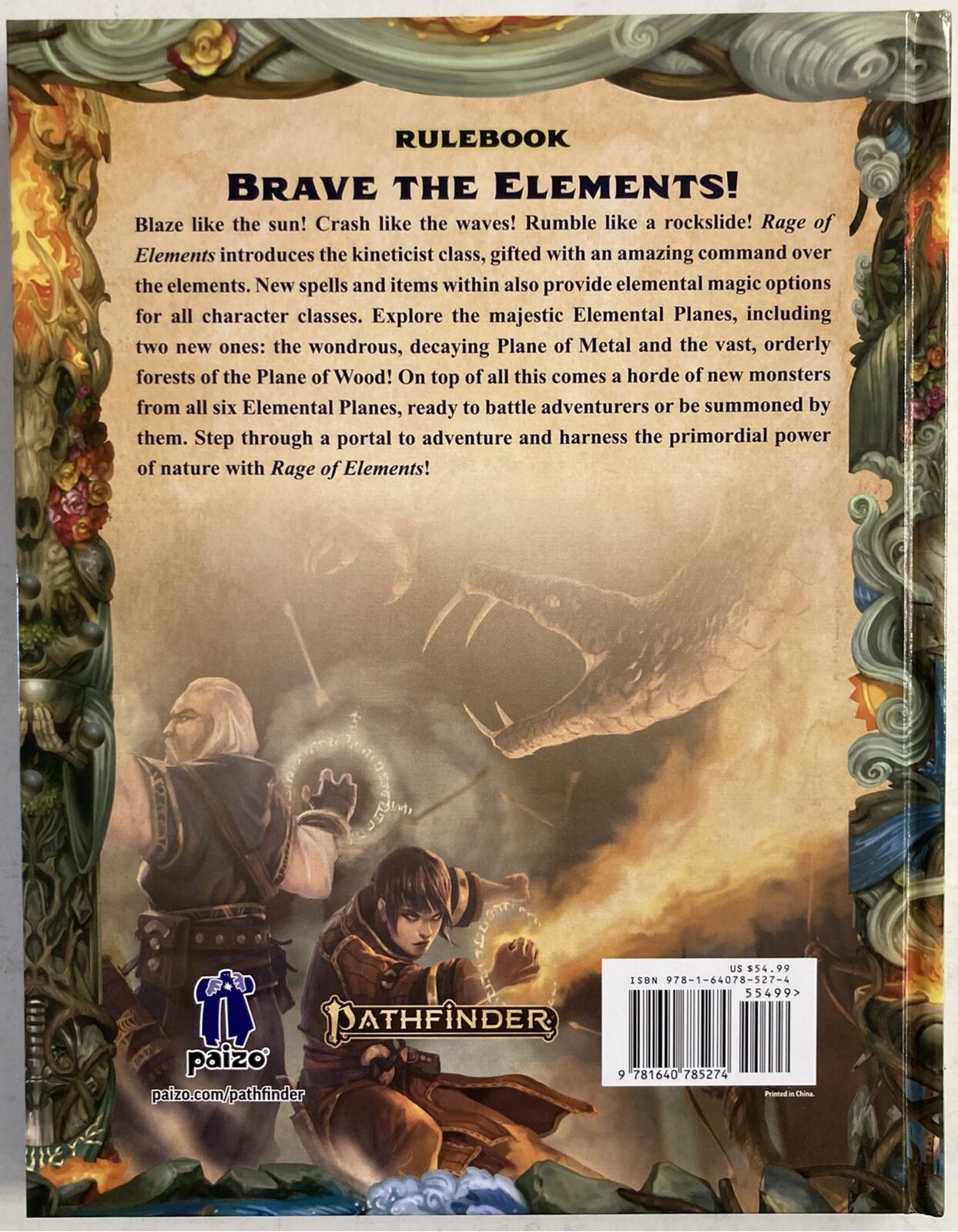 Pathfinder Second Edition: Rage of Elements (Second Hand)