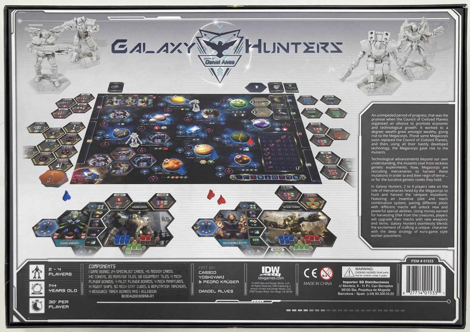 Galaxy Hunters Kickstarter Bundle (Second Hand)