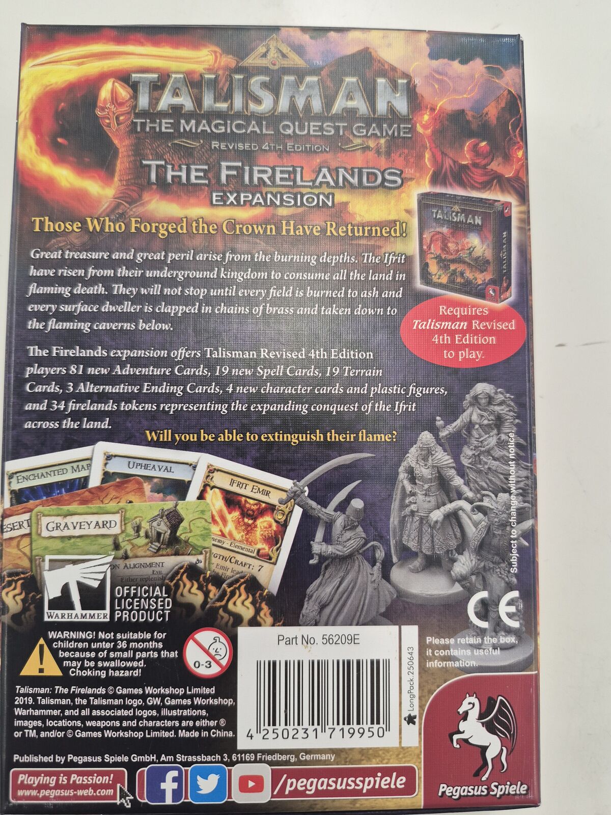Talisman: The Firelands (Second Hand)