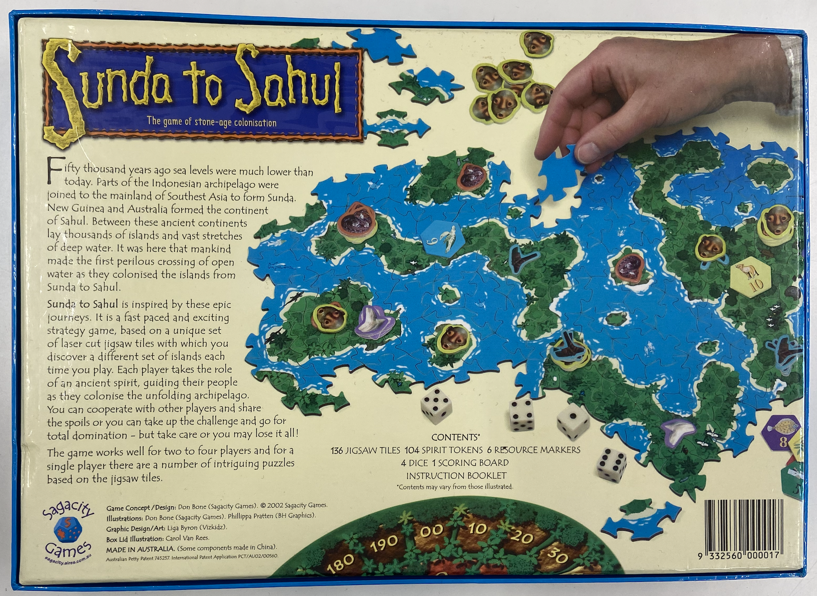 Sunda to Sahul: The Game of Stone age Colonisation 